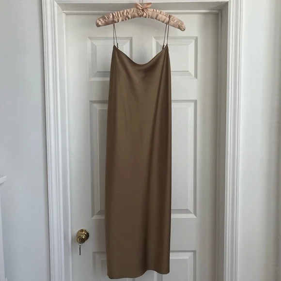 J. Crew Satin Slip Dress - Picture 1 of 6